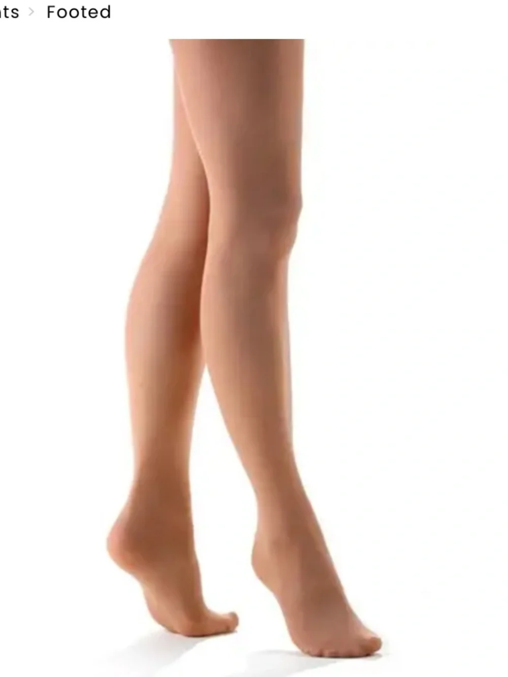 Capezio Hold & Stretch Tights Women’s Small LSN Light Suntan NEW